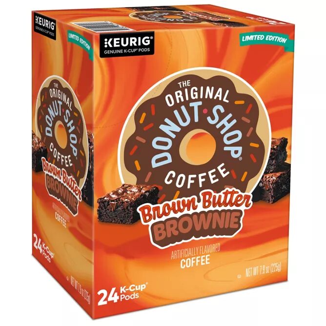 The Original Donut Shop Brown Butter Brownie K-Cup pods, 24 ct box